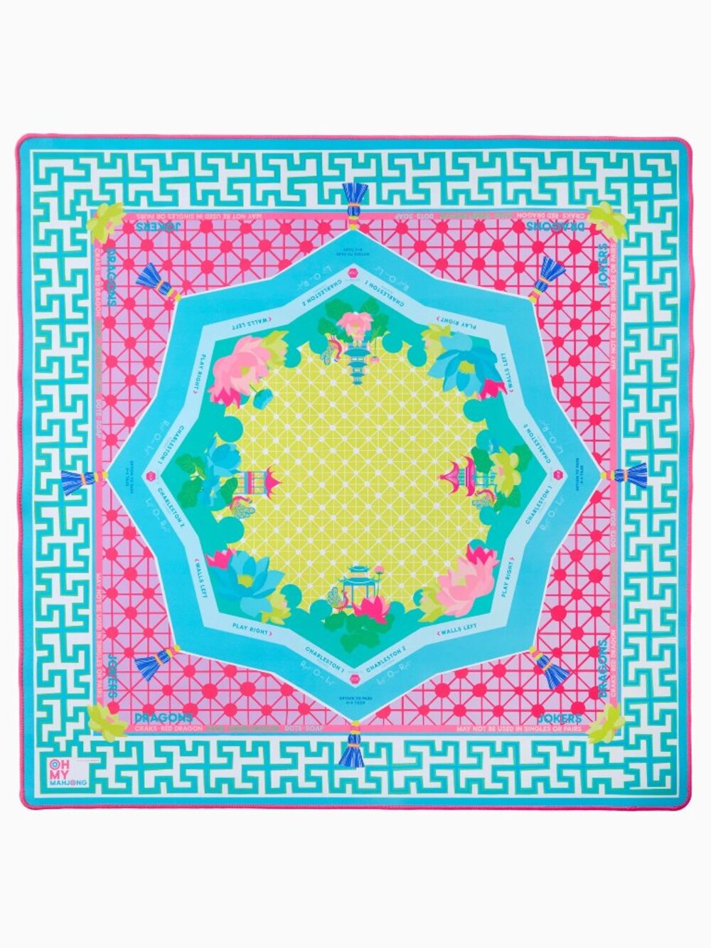 Oh My Mahjong Zen Glow Mahjong Mat